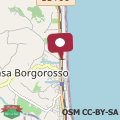 Map CASA VACANZA BORGOROSSO A 70mt DAL MARE