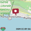 Mapa Casa Vacanza Ida 1A con accesso diretto alla Spiaggia di Punta Prosciutto