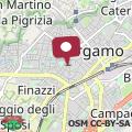 Map Casa vacanza Valentina - Downtown Bergamo