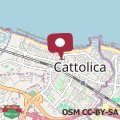 Map Casa Vacanze Cattolica Beach - Il Lupo Affitta