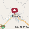 Mapa Newly built Holiday House in Teulada