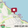 Map Casa vacanze MIZU con spazi esterni a San Foca