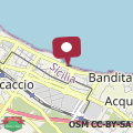 Mappa Casa vacanze Rosalinda House di fronte al mare di Palermo