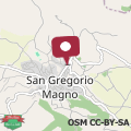 Mappa Casa Vacanze San Gregorio Magno