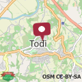 Map Casa Vacanze Todi