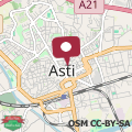 Mappa Casa Valentino - Stay in the heart of Asti