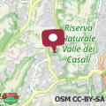 Map Casa Valle dei Casali near St Peters Basilica