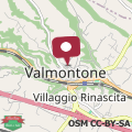 Mapa Casa Valmontone