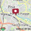 Mapa Casa Velò in Centro a Pisa 6 pax