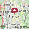 Mapa Casa Venezia Trento Centro