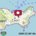 Map Casa Vera, Capri