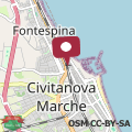 Map Casa Verdemare Civitanova Marche