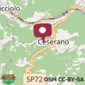 Map Casa Vì - Toscana, Lunigiana, near Cinque Terre