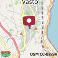 Map Casa vista mare vasto marina