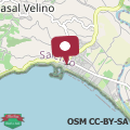 Mappa Casa Vista Mare a Casal Velino