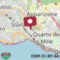 Map Casa Zaffe - relax ligure nel cuore di Sturla