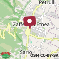 Map Casa Zafferana centro con terrazza
