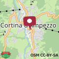 Mapa Casa Zardini, in centro a Cortina d'Ampezzo