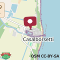 Map Casalborsetti Apartments - Affitti Brevi Italia