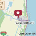 Map Casalborsetti Porto Reno