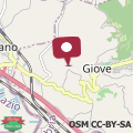 Map Casale Delle Querce farmhouse in Giove Umbria with pool