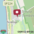 Map CASALEDO TIRRENIA