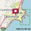 Mapa Casanica-Taormina