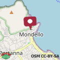 Map CasaRò (delizioso alloggio a Mondello)