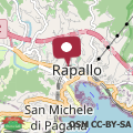 Map CasaViva - Apt with terrace and parking in Rapallo