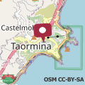 Mapa Cascabella Taormina