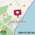 Mapa Appartamenti Camilla e Gabriele Cala Gonone