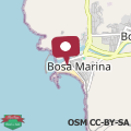 Map Case Vacanze CostaCorallo Bosa Marina