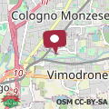 Mappa Casa di Bibi colorato elegante bilo vicino al Naviglio Martesana per 4