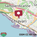 Mappa Casetta in Centro, a Chiavari, by Cinqueterrecoast