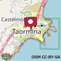 Mapa Casetta rosa Taormina