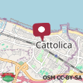 Mapa Casetta Vacanze Cattolica