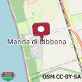 Karte Casina mare bibbona