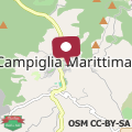 Map CASINA TOSCANA, Cozy studio in the heart of Campiglia Marittima with FREE Wi-Fi