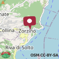 Map Castello di Zorzino Iseo lake