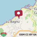 Mapa Castelsardo,Lu bagnu