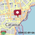 Mapa Catania Central Design Studio near the Station