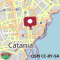 Map Catania Centro Central Baci Perugina