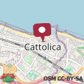 Map Cattolica Centro & Mare