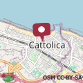 Map Cattolica City Centre Apt con Parcheggio - Il Lupo Affitta