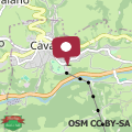 Map Cavalese luxury mountain and sky