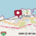 Mapa Cefalu Pirandello Appartament