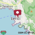 Map Central and Cozy Apartment in Lerici