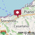 Map Central Sorrento 3 BR 1 BT flat balcony A/C Wi-Fi