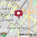 Map Centrale Skyline Milano