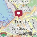 Mappa Centro di Trieste Elegante Alloggio in PonteRosso